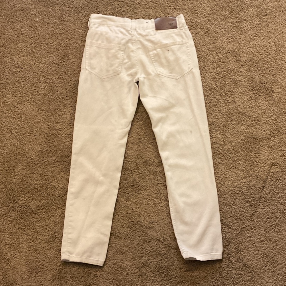 Slim Fit Men’s White Pants - Picture 3 of 11